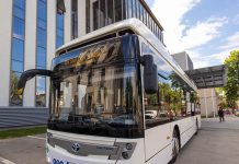 Autobuzul cu hidrogen a ajuns la Galați și va fi testat, azi și mâine, pe traseul 105