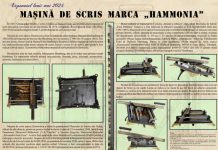 Exponatul lunii mai la Muzeul de istorie-maşina de scris marca „Hammonia”