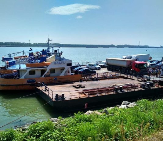 Traversarea Dunării în punctul Galați – I.C. Brătianu se va face doar cu un bac mic