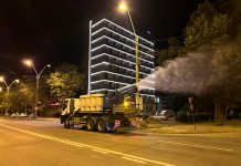 Ecosal începe dezinsecția la sol, după cea cu elicopterul. Se acționează pe timpul nopții în tot orașul!