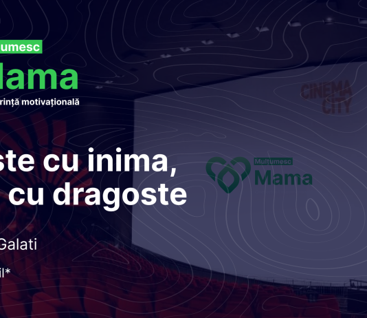 Asociația „Mă bucur de viață” organizează un eveniment caritabil la Cinema City. Și tu poți ajuta!