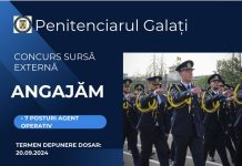 Penitenciarul Galați face angajări