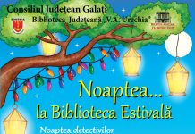 „Noaptea… la Biblioteca Estivală”, în Grădina Publică