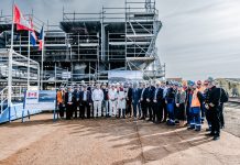 Șantierul Damen a găzduit ceremonia de punere a chilei pentru primele două feriboturi electrice BC Ferries