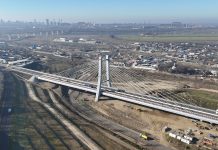 S-a deschis circulația pe podul hobanat al Drumului de Centură