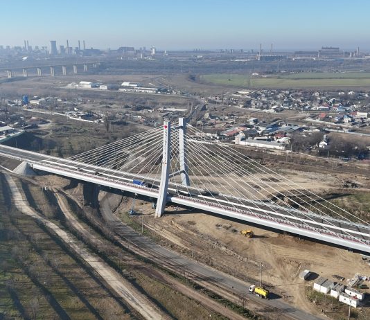 S-a deschis circulația pe podul hobanat al Drumului de Centură