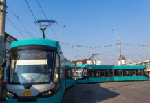 Primele tramvaie din noul lot de 10 au intrat pe traseele din Galați