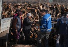 Lemne oferite de Arhiepiscopia Dunării de Jos pentru sinistraţii din judeţ