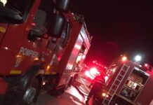 Incendiu la școala din Malu Alb