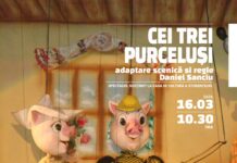 ”Cei trei purceluși” din povestea săptămânii de la Teatrul”Gulliver”