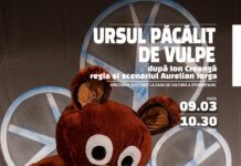 O inedită incursiune în lumea copilăriei alături de „Ursul păcălit de vulpe”, la Teatrul ”Gulliver”