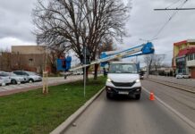 Gospodărire Urbană, în cartiere pentru întreținerea spațiilor verzi și fasonări de copaci