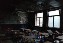 O școală din județul Galați, mistuită de flăcări, va fi reparată cu bani de la Consiliul Județean