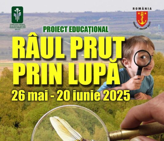”Râul Prut sub lupă”, un proiect educațional de neratat!
