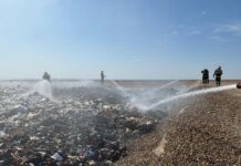 Incendiu la noua groapă de gunoi de la Valea Mărului