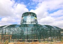 Seră cu plante din toată lumea, la Grădina Botanică Galați