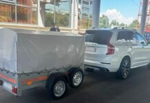 Remorcă neînmatriculată depistată la frontieră