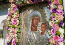 Icoana făcătoare de minuni a Maicii Domnului de la Mănăstirea Adam, în pelerinaj în municipiul Galați