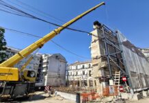 Lucrările avansează la Casa Simion Gheorghiu. Impunătoarea clădire va fi transformată de Primărie într-un hub IT