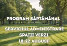 Iată în ce zone lucrează Gospodărire Urbană, săptămâna aceasta, pentru întreținerea spațiilor verzi