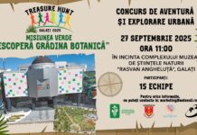 Vânătoare de comori în Grădina Botanică
