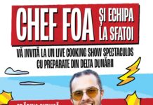 Street FOOD Festival. Astăzi, live cooking show spectaculos cu Chef Foa și Restaurant La Sfatoi