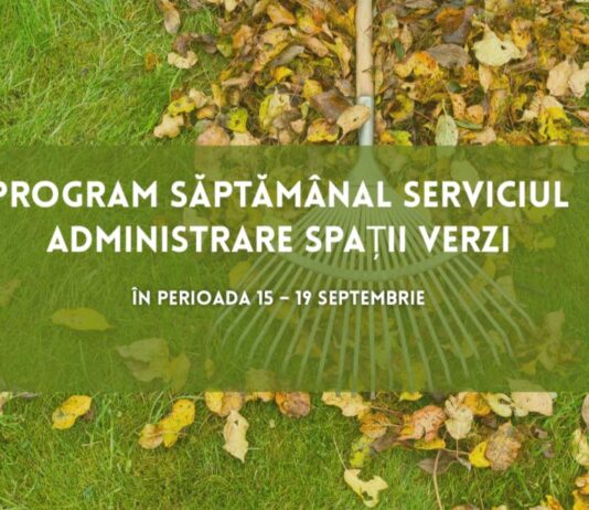 Program. Iată în ce zone va lucra Gospodărire Urbană, săptămâna aceasta, pentru întreținerea spațiilor verzi
