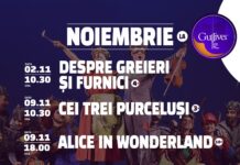Spectacolele lunii noiembrie la Teatrul ”Gulliver”