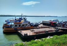 Traversarea Dunării în punctul Galați – I.C. Brătianu, suspendată patru ore