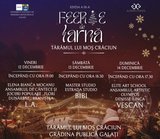 Numeroase evenimente, la Galați, în acest weekend. Iată ce puteți face în timpul liber