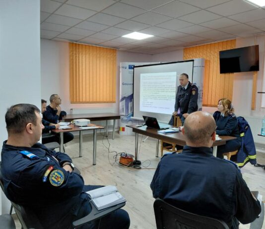 Jandarmii gălățeni își consolidează pregătirea pentru gestionarea dezastrelor