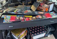 De la un gest suspect, jandarmii au găsit un spațiu improvizat de depozitare a unor baterii de artificii