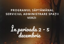 Program. Gospodărire Urbană continuă să fie în teren pentru întreținerea spațiilor verzi