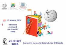 Biblioteca V. A. Urechia contribuie la promovarea personalităților gălățene pe Wikipedia