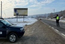 Depistat la volan cu permis de conducere necorespunzător