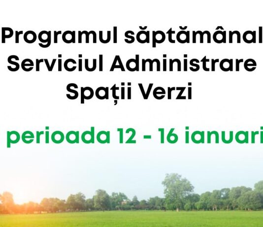 Program. Iată ce activități desfășoară Gospodărire Urbană pentru întreținerea spațiilor verzi