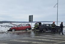 Accident rutier pe DN 24D