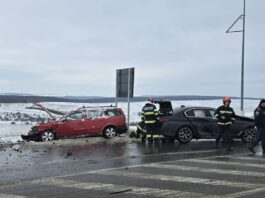 Accident rutier pe DN 24D