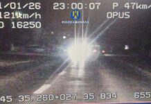 Amenzi de peste 600.000 lei, aplicate de polițiștii rutieri în cadrul acțiunii ROADPOL