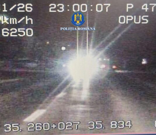 Amenzi de peste 600.000 lei, aplicate de polițiștii rutieri în cadrul acțiunii ROADPOL