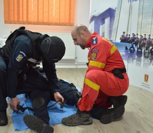Jandarmeria Galați integrează pregătirea medicală în instruirea operativă