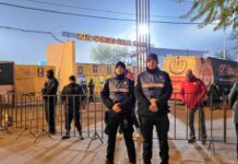 Măsuri de ordine publică la meciul de fotbal dintre Oțelul Galați și FCSB