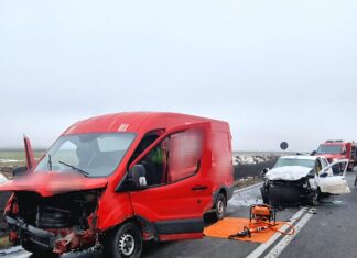 Accident pe DN2B. Un șofer din Galați a fost rănit grav
