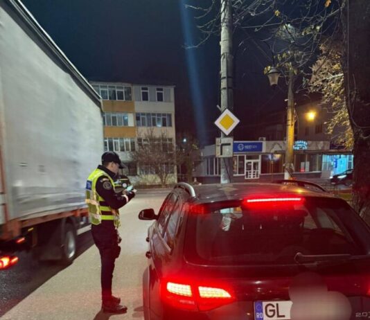 Acțiune pentru depistarea și sancționarea șoferilor aflați sub influența alcoolului sau drogurilor