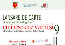 Lansare de carte la Centrul Cultural Dunărea de Jos