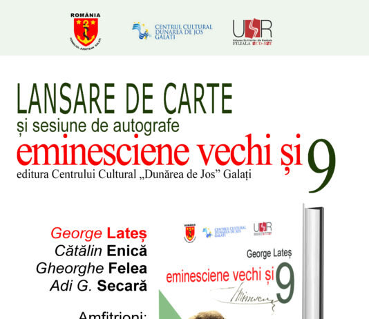 Lansare de carte la Centrul Cultural Dunărea de Jos