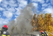 Incendiu la o spălătorie de pe Drumul de Centură