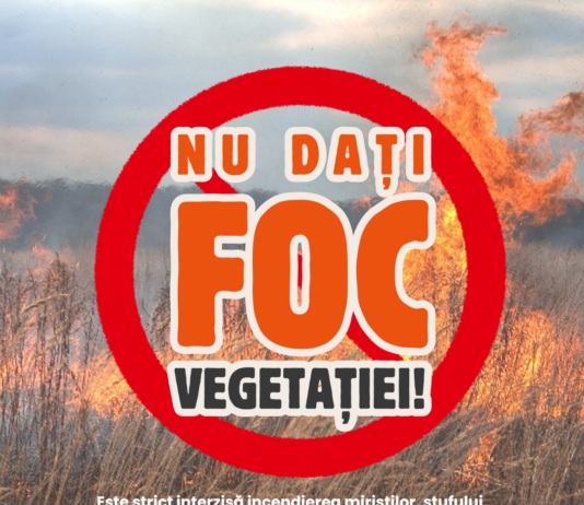 Atenție, gălățeni! Incendierea vegetației este strict interzisă și sancționată cu amendă
