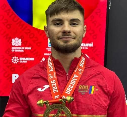 Halterofil din Galați, medaliat la Europenele din Georgia