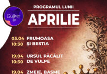 Luna aprilie debutează la Teatrul “Gulliver” cu o lecție de iubire autentică